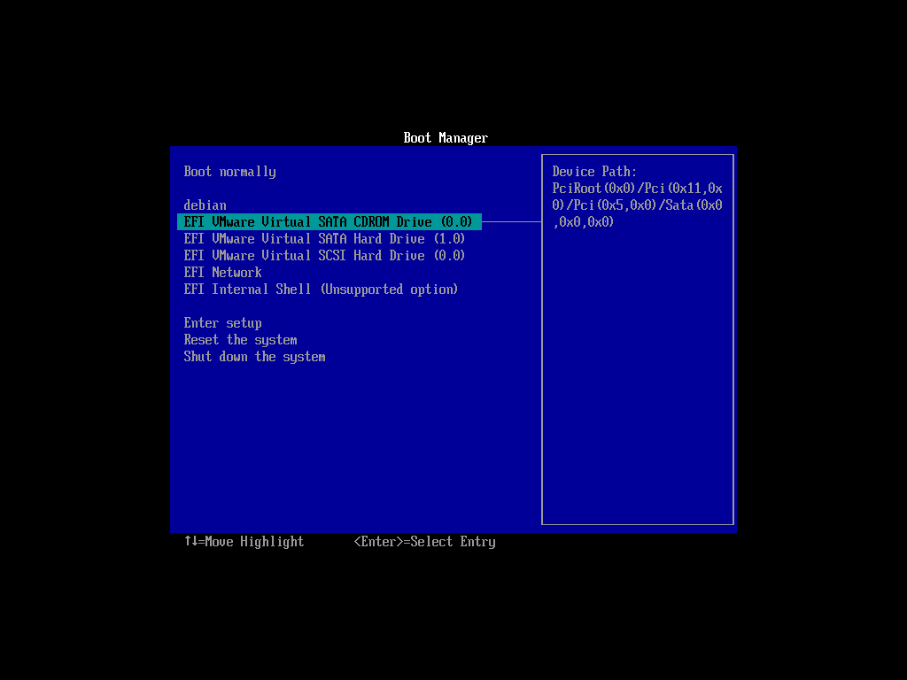 BIOS Boot manager