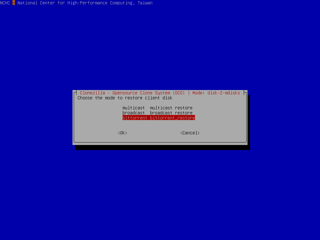 Select bittorrent option