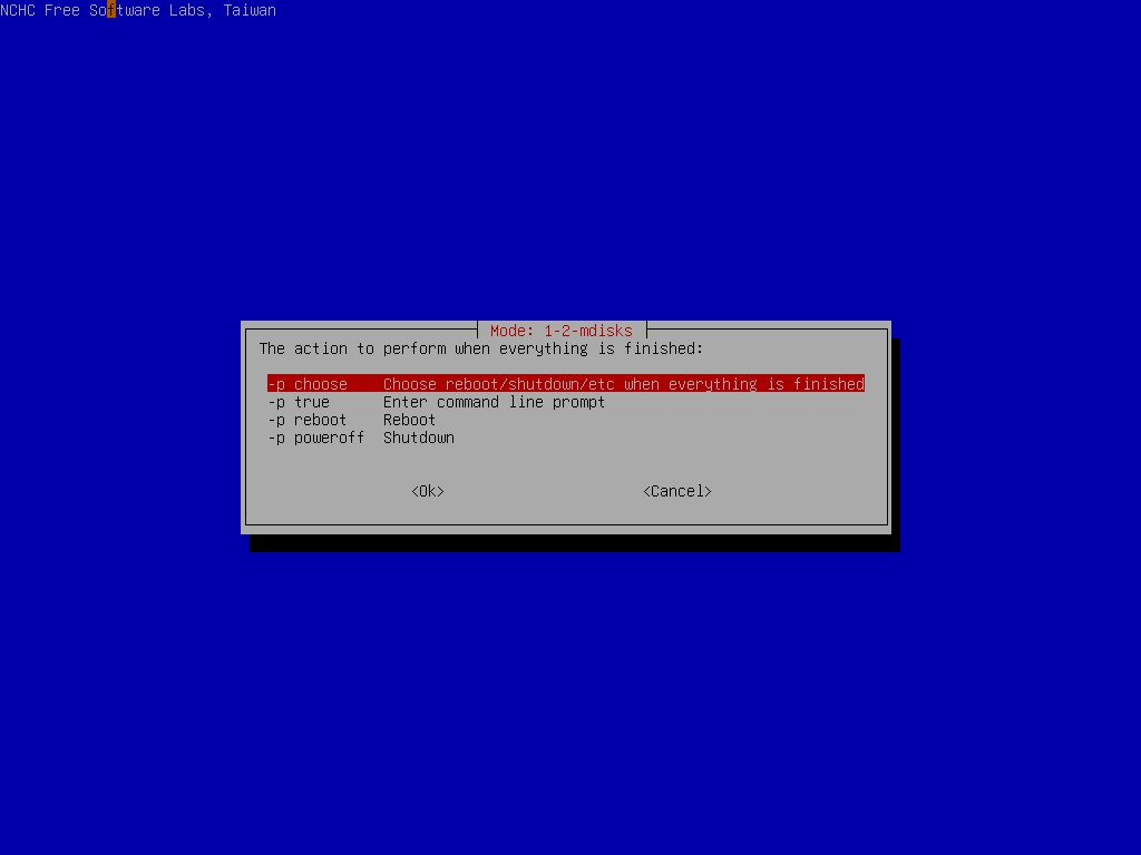 Select operation after image restore