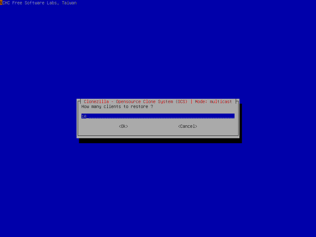 Set 10 as number of clients