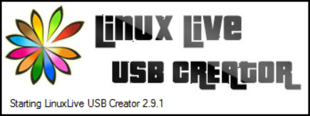 LinuxLive USB Creator splash